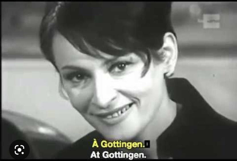 Une chanson de réconciliation « Gottingen » par Barbara 法国犹太歌手为哥廷根所作的戰後「和解」小曲吟唱